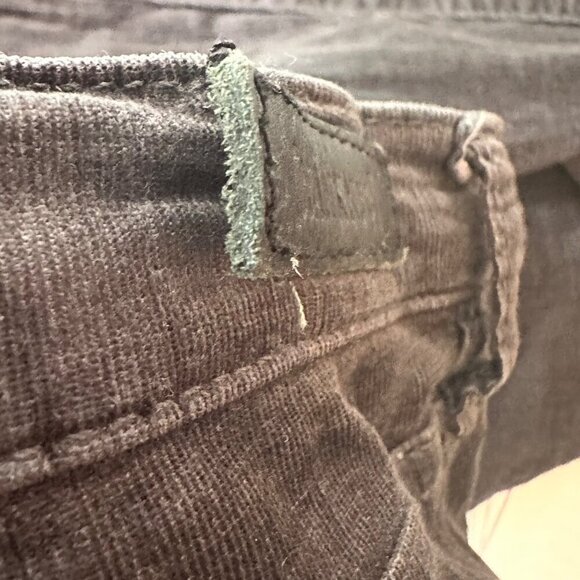 BlankNYC Grey Fine Cord Pants Women's 31 Soft Preppy Academia Fall Autumn - Picture 9 of 10